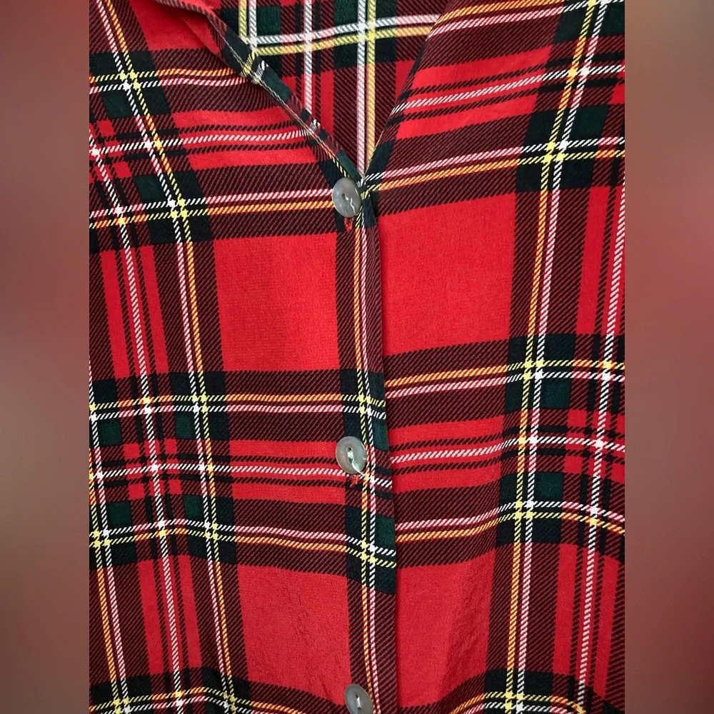 Pendleton Red and Green Plaid Shirt - Picture 3 of 11